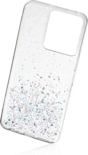 Naxius Glitter Back Cover Σιλικόνης Διάφανο (Vivo Y22S / Y35)