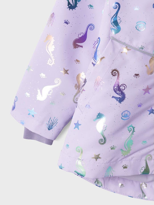 Kids' Casual Jacket with Hood Orchid Bloom