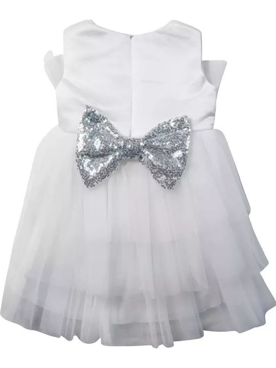 Kinderkleid Tüll Weiß