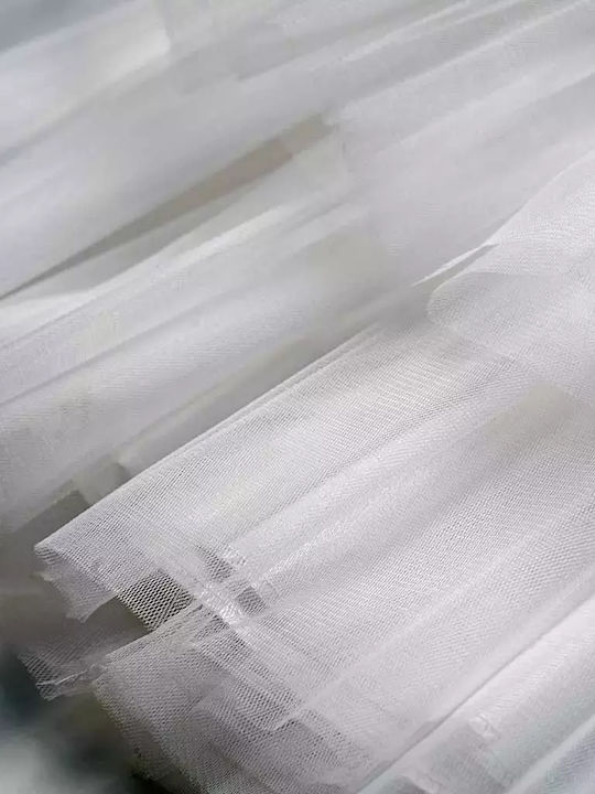 Kinderkleid Tüll Weiß