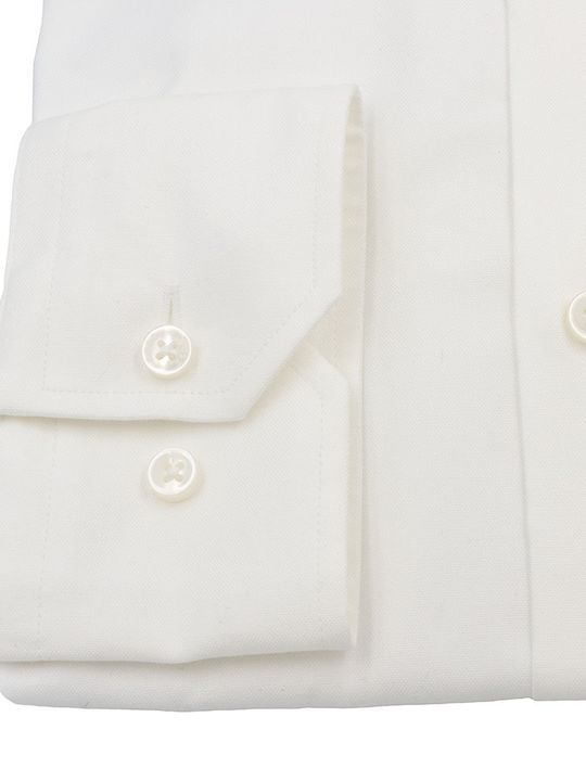 Hugo Boss Men's Shirt Long Sleeve Cotton White