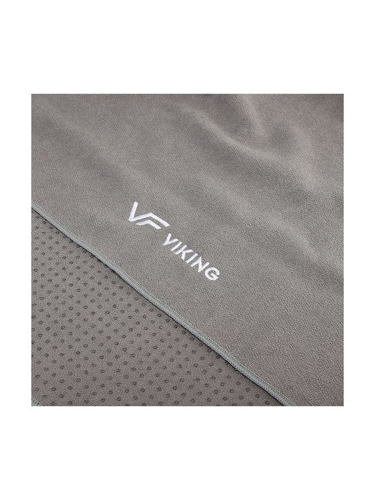 Viking Microfiber Gray Gym Towel