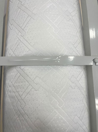 Πτυσσόμενο Ράντζο με Στρώμα 8cm Μονό Γκρι 180x80εκ.