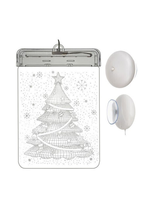 Beleuchtet Weihnachtsdekoration Baum 17cm Batterie Weiß