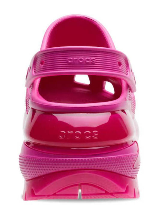 Crocs Mega Crush Woman Anatomic Clogs Fuchsia