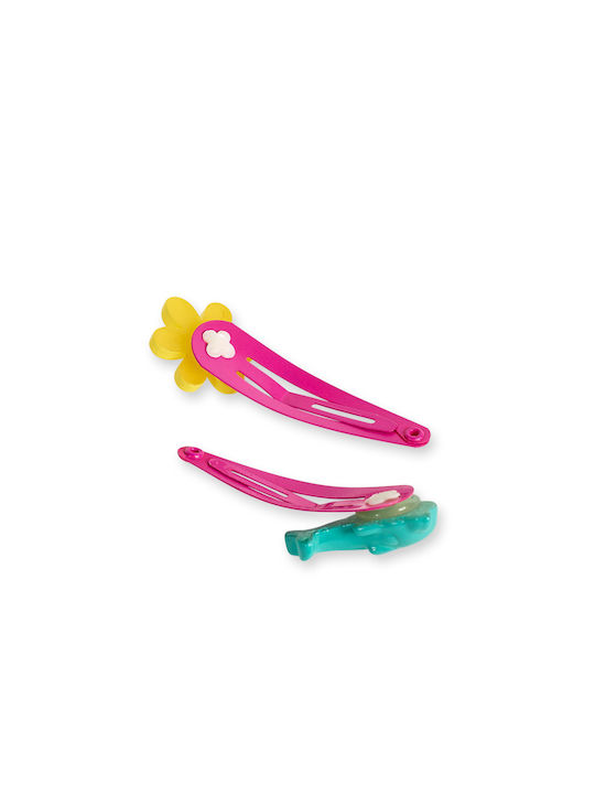 Tuc Tuc Set of Kids Hair Clips with Hair Clip Flower