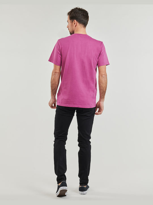 Element Basic Pocket Pigment Ss Ανδρικό T-shirt Κοντομάνικο Ροζ