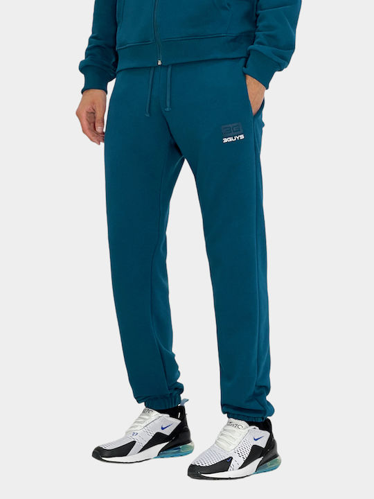 3Guys Men's Sweatpants Petrol Blue