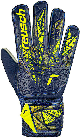 Reusch Attrakt Starter Solid Adults Goalkeeper Gloves Blue