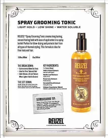 Reuzel Grooming Hair Lotion for Toning 100ml