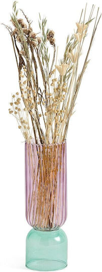 La Redoute Interieurs Διακοσμητικό Βάζο Glas Mehrfarbig 9x9x28cm 1Stück