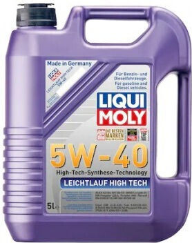 Liqui Moly Leichtlauf Synthetisch,Polyester/Cotton/Leather Autopflegeöl 5W-40 5Es