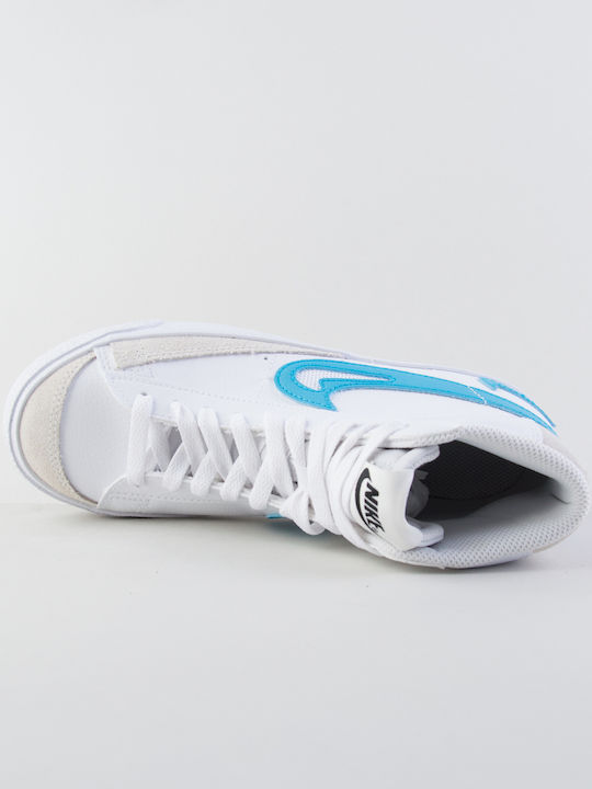 Blazer Mid Blazer Παιδικά Sneakers High Τιρκουάζ