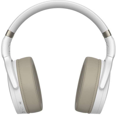 Sennheiser HD 450BT Ασύρματα Bluetooth Over Ear Ακουστικά με 30 ώρες Λειτουργίας Λευκά