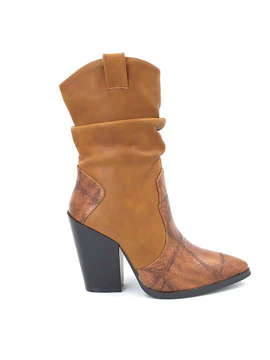 KARIDIS SHOES Women's cowboy with heel TX-1828 TAMPA