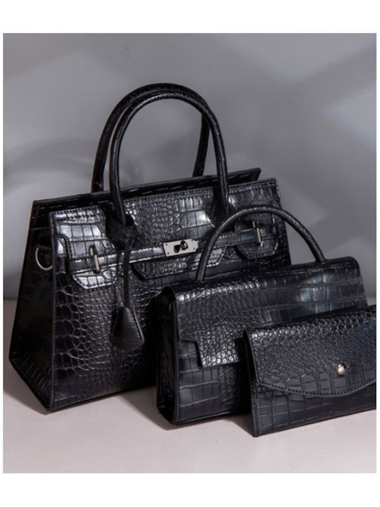Titos Shop Damen Handtaschen Set aus Kunstleder