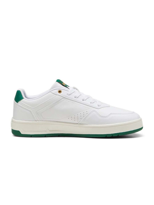 Puma Court Classic Ανδρικά Sneakers Άσπρο - Πράσινο