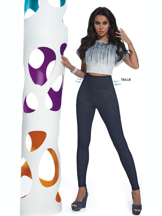 Leggings Pentru Instruire Colanți Femei Strângere Push Up Albastru Marin