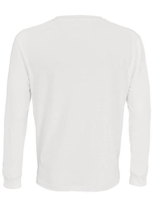 Sol's Men's Long Sleeve Promotional Blouse White