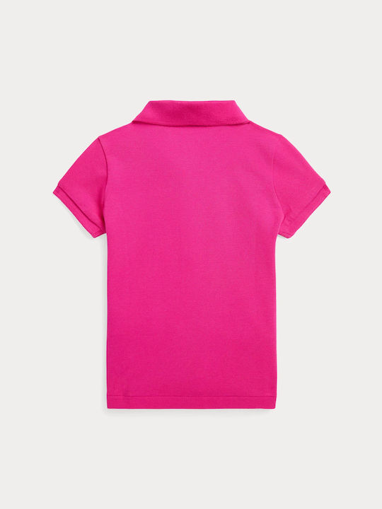 Ralph Lauren Kinderpolo Kurzarm helles Rosa