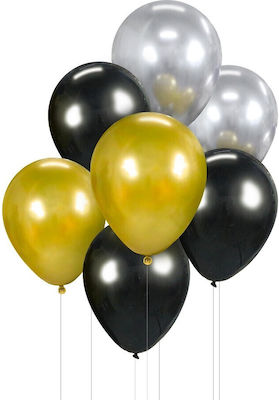 Set of 7 Balloons Gold 30cm