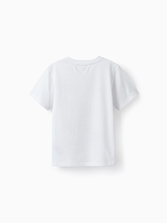 Zippy Kids Blouse Short Sleeve White