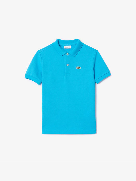 Lacoste Polo pentru copii Cu mâneci scurte Ciel