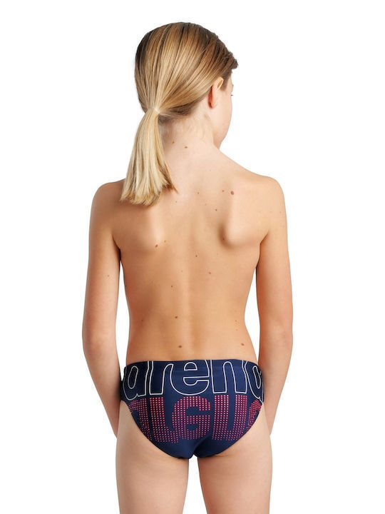 Arena Graphic Kids Swimwear Swim Briefs Training Blue Navy