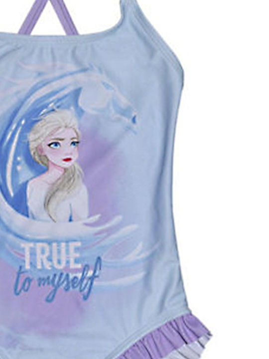 Frozen Παιδικό Μαγιό Ολόσωμο Μωβ
