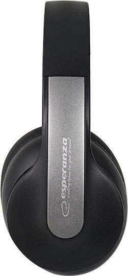 Esperanza EH240 Bluetooth Wireless Over Ear Headphones with 7 hours of Operation Black