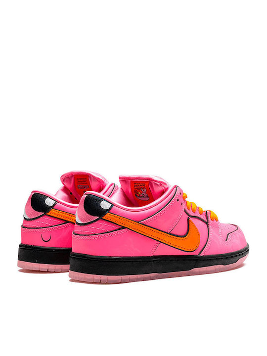 Sb Dunk Low The Powerpuff Girls Blossom Damen Sneakers Fuchsie