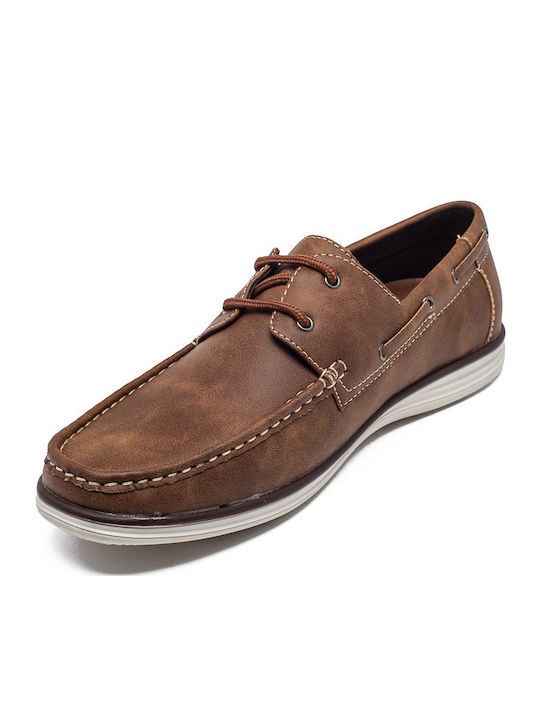 Men's Boat Shoes Tabac Brown