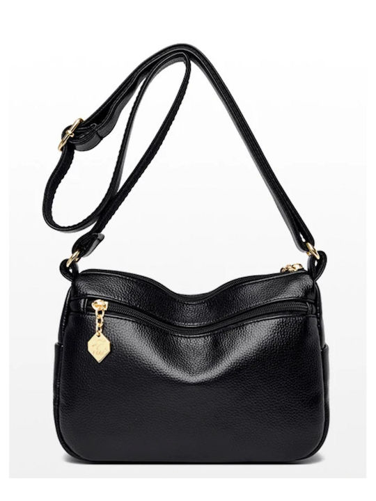 Damentasche Schultertasche Schwarz
