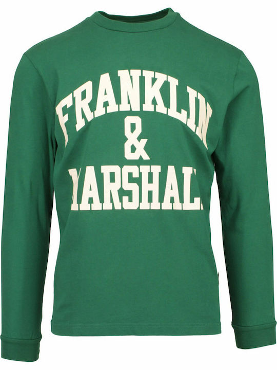 Franklin Marshall men's long-sleeved shirt JM3010.000 111 green