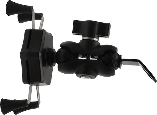 Metal Motorcycle Cellphone Mount with Case for Mirror