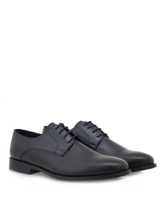 Lorenzo Russo Leder Herrenschuhe Blau