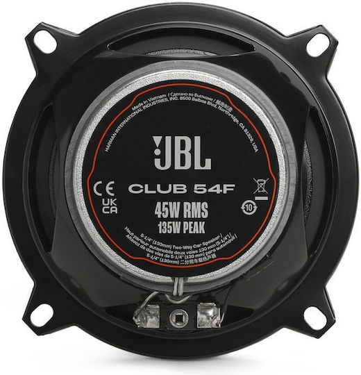JBL Club 54f Σετ Ηχεία Αυτοκινήτου 5.25" με 45W RMS (2 Δρόμων)