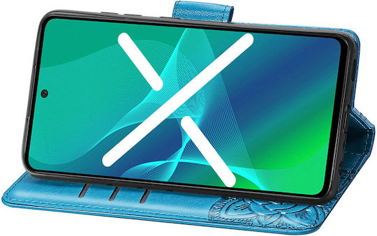 Книга Изкуствена кожа / Пластмаса / Силикон Син (TCL 40 NXTPAPER 4G)