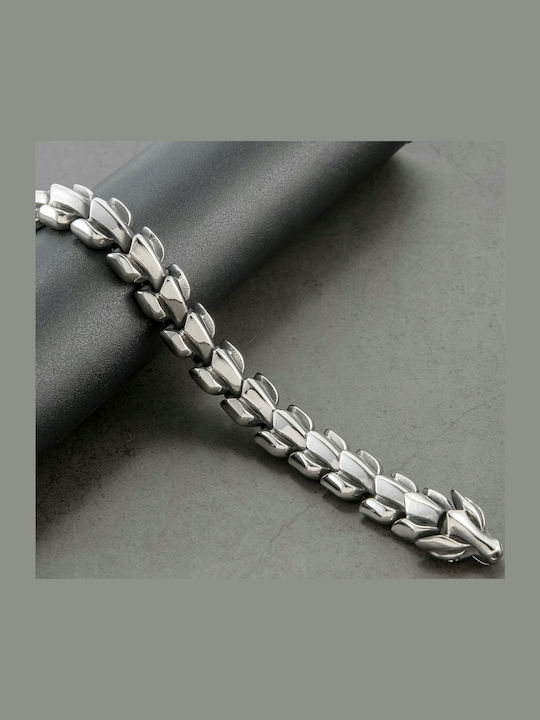 Viking Wolves Norse Amulet 316L Bracelet
