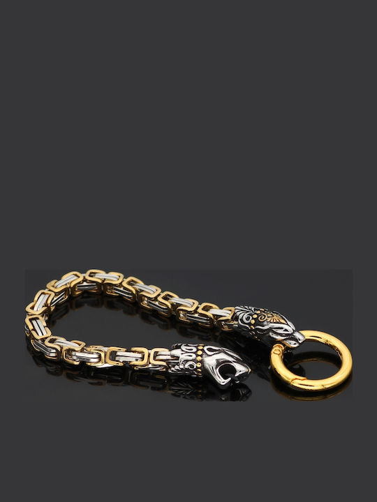 Viking Wolves Nordic Amulet 316l 431 Bransolet