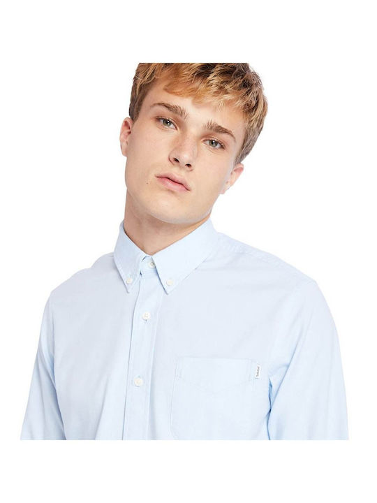 Men's Shirt Long Sleeve Blue