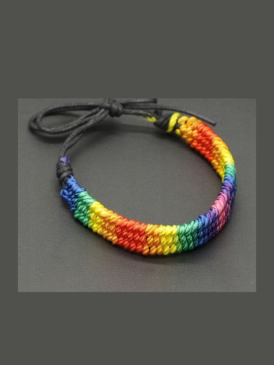 Разноцветна LGBT връзка китка Брансолетка Pl48h
