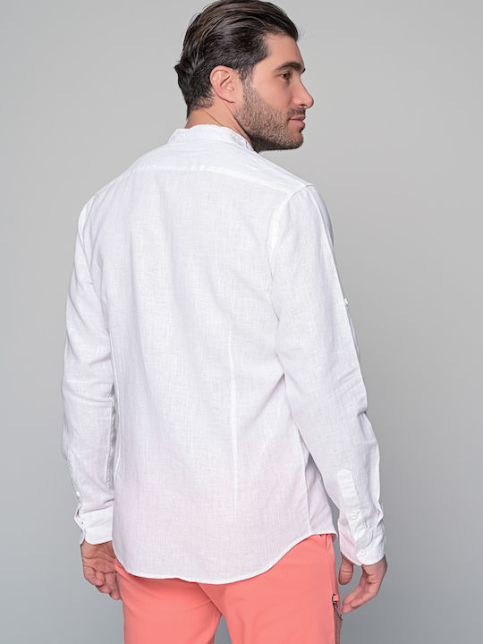 Ben Tailor Linen Shirt White