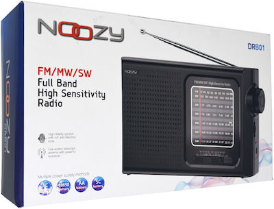 Noozy DRB01 Tragbares Radio Schwarz