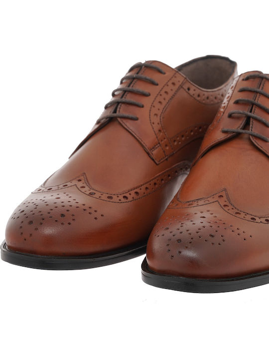 Men's Leather Oxfords Tabac Brown