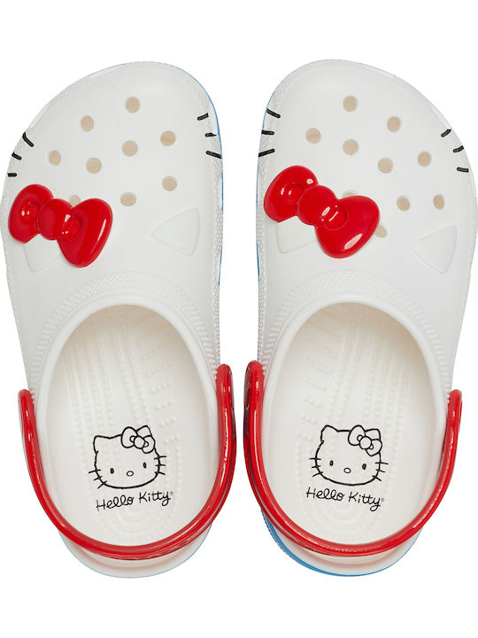 Classic Hello Kitty Children's Anatomical Beach Shoes White