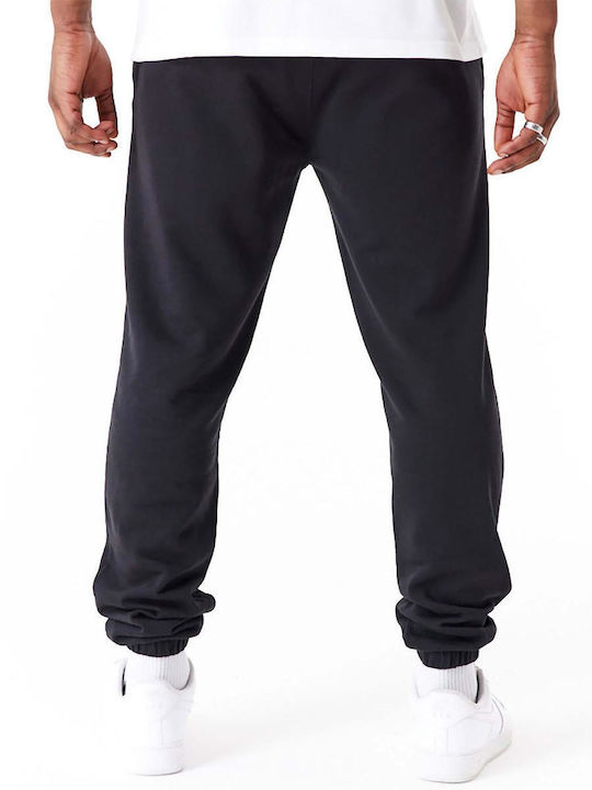 New Era Men's Sweatpants with Rubber Blkwhi