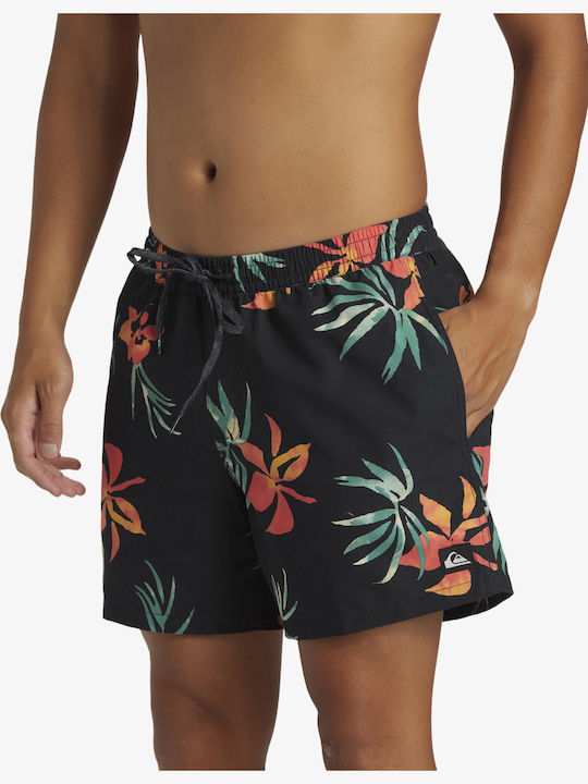 Everyday Mix Volley 15 Men's Swimwear Shorts Black Floral