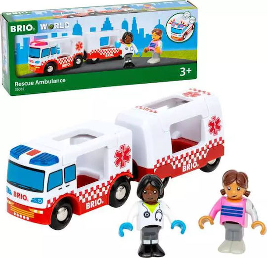 Brio Toys Αυτοκινητάκι Ασθενοφόρο για 3+ Ετών