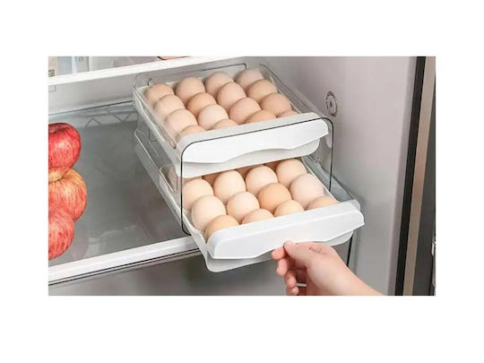 Fridge Egg Holder for 32 Eggs 22.5x21.5x14cm